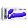 strap on me Gode vibrant STRAP-ON 3 Moteurs XL 16 x 4.5 cm Violet